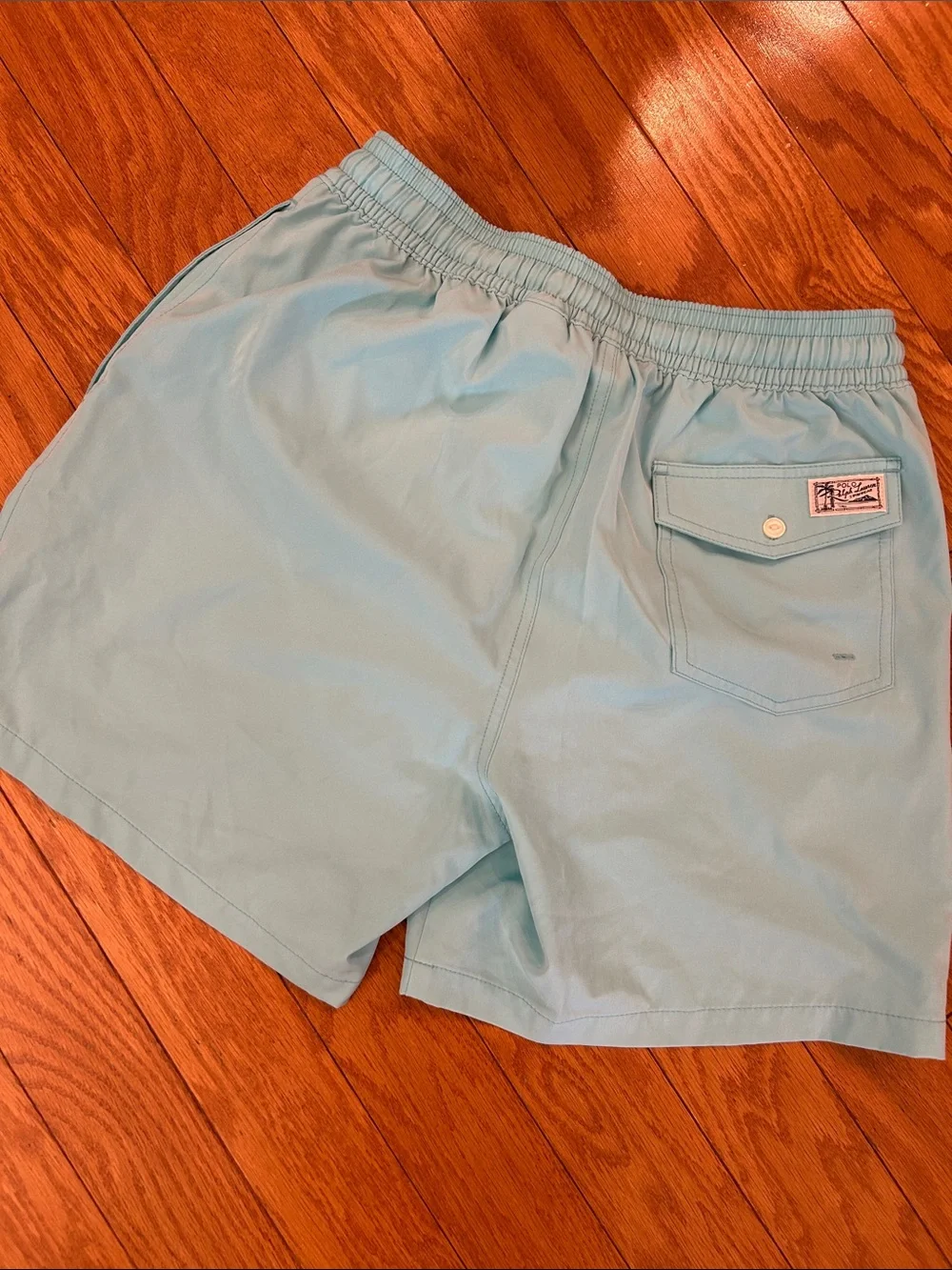 Polo by Ralph Lauren Light Aqua Swim Trunks